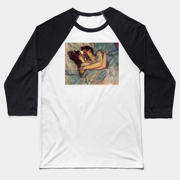 Anne Lister & Ann Walker + Henri de Toulouse Lautrec Baseball T-Shirt by CriSan